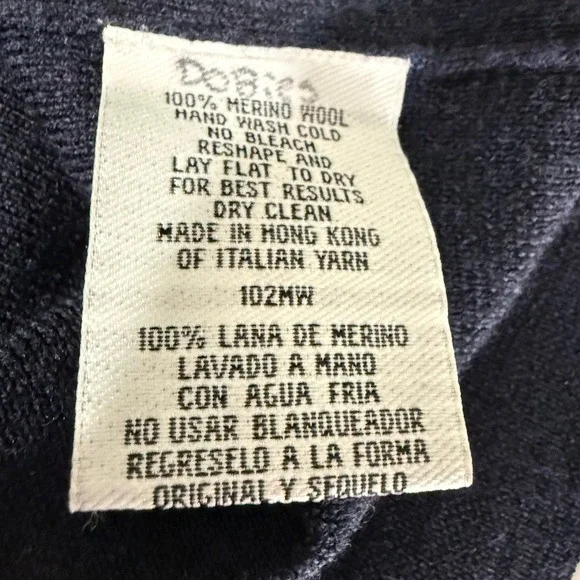 Eileen Fisher Petite Knit Midi Skirt Navy Blue Merino Wool Sz PSPS - Picture 4 of 6